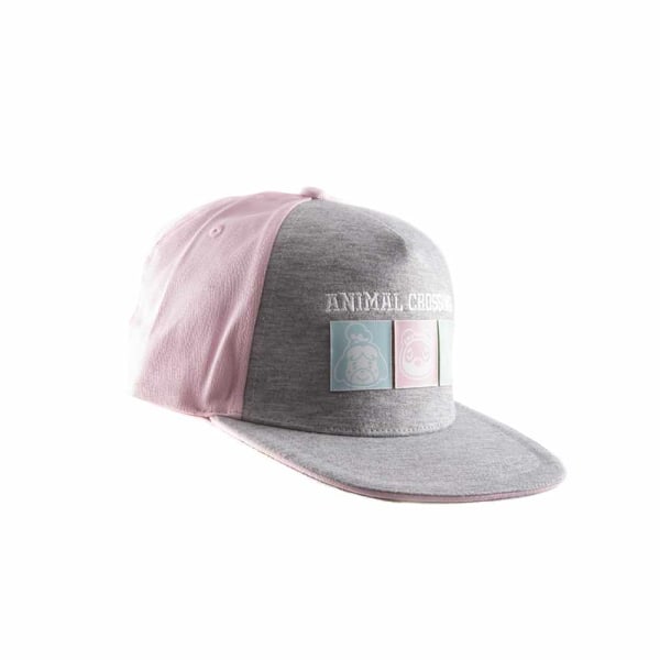 Animal Crossing Unisex Vuxen New Horizons Pastell Fyrkantig Basebollkeps Heather Grey One Size