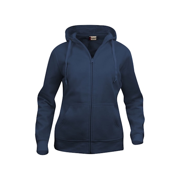 Clique Dam/Dam Plain Full Zip Hoodie S Mörk Marinblå Dark Navy S