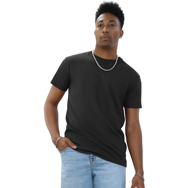 Casual Classics Unisex Adult Ringspun Cotton Organic T-Shirt 3X Black 3XL