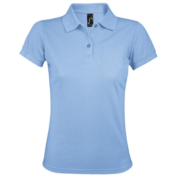 SOLs Dam/Dam Prime Pique Poloskjorta S Sky Blue Sky Blue S