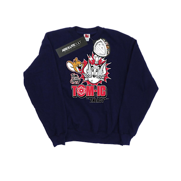 Tom And Jerry Tomic Energy Sweatshirt XL Marinblå Navy Blue XL