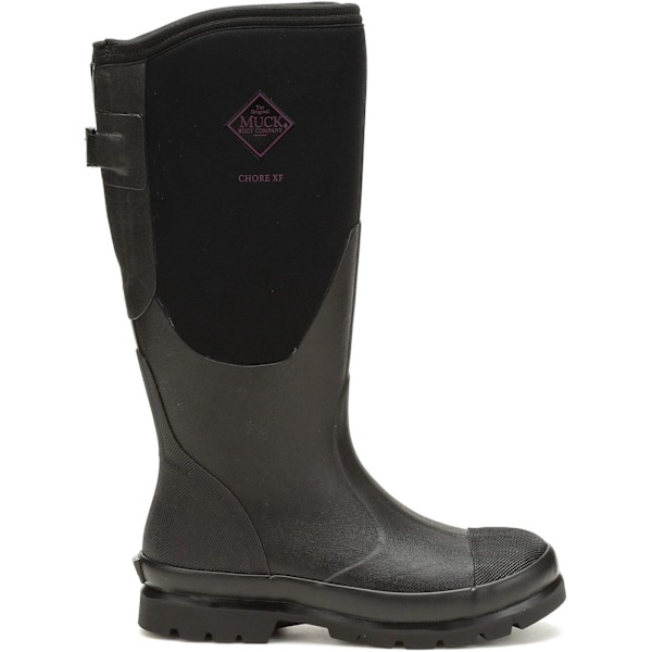 Muck Boots Womens Chore Justerbara Höga Wellingtonstövlar 3 UK B Black 3 UK