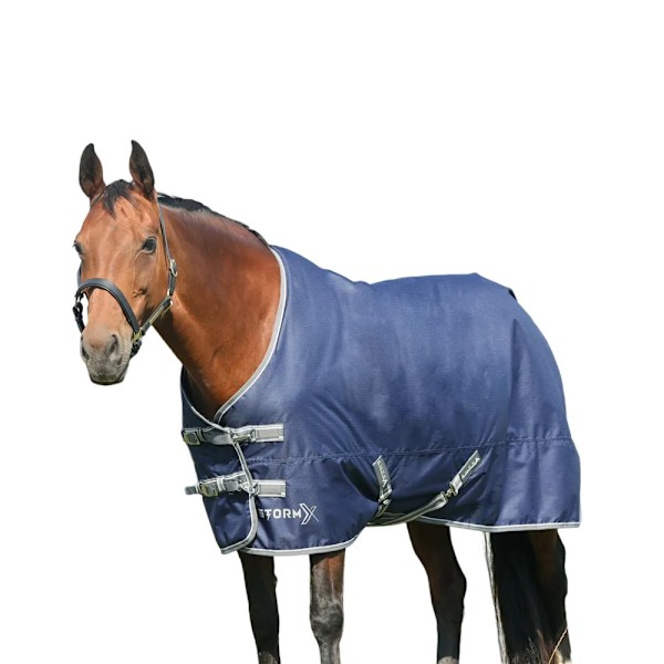 StormX Empra 100 Standard-Neck Hästtäcke Utedäck 7´ 3 Marinblå Navy 7´ 3