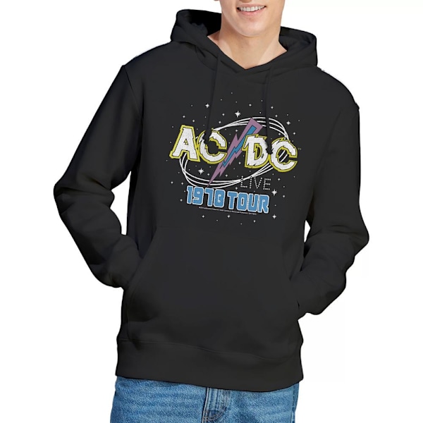 AC/DC Herr Live Hoodie M Svart Black M