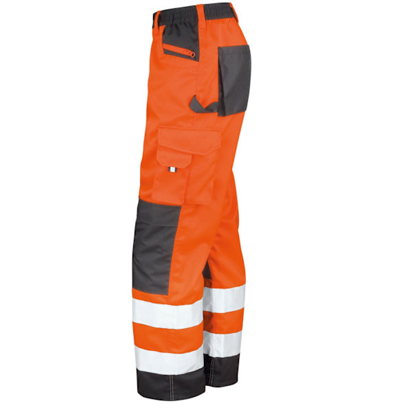Result Core Unisex Vuxen Hi-Vis Säkerhets Cargo Byxor M R Orange Orange M R