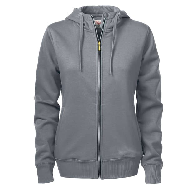 Printer Dam/Dam Overhead Full Zip Hoodie M Stålgrå Steel Grey M