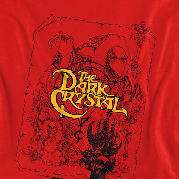 Dark Crystal Unisex Vuxen Affisch Sweatshirt S Röd Red S