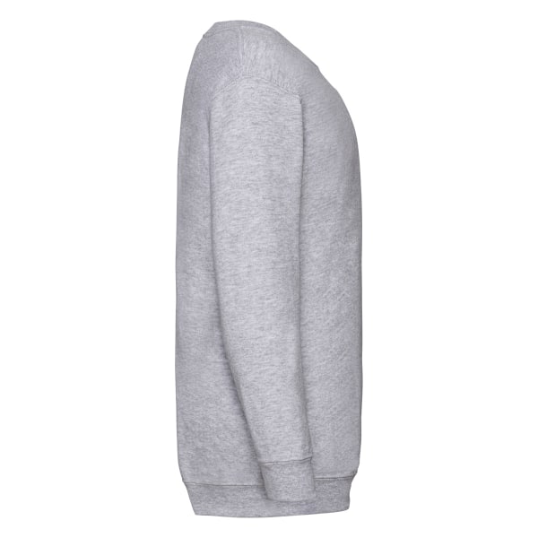 Fruit Of The Loom Barnkläder Unisex Set In Sleeve Sweatshirt 3-4 Heather Grey 3-4