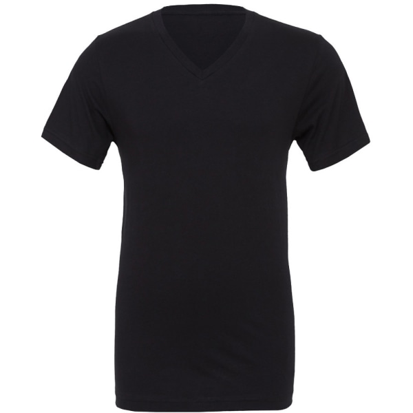 Canvas Herrtröja Kortärmad V-ringad T-shirt L Svart Black L