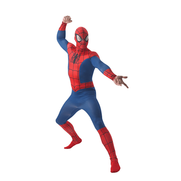 Spider-Man Barn/Barnkostym 9-10 År Röd/Blå Red/Blue 9-10 Years