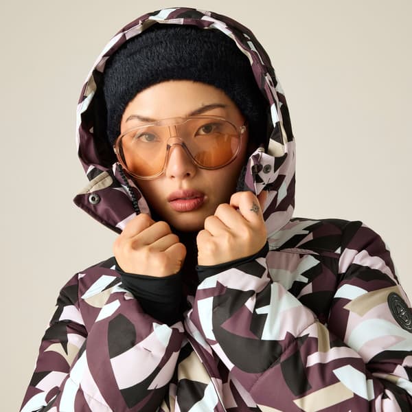 Dare 2B Dam Allure Abstract Skidjacka 10 UK Hucklebe Huckleberry 10 UK