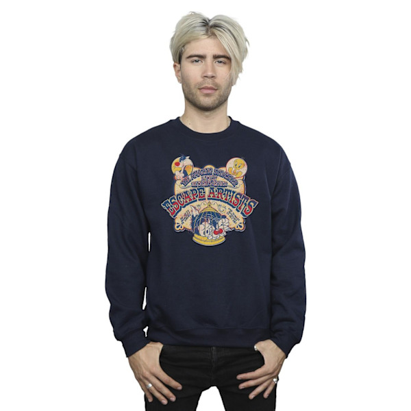 Looney Tunes Escape Artists Sweatshirt XXL Marinblå Navy Blue XXL