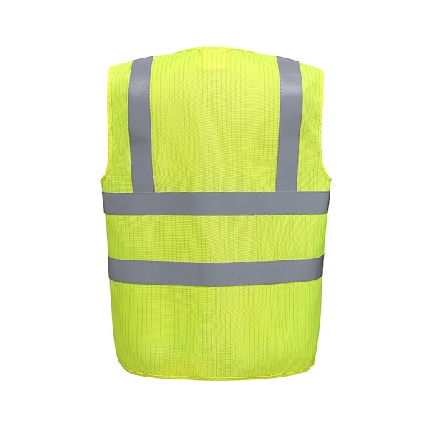 Yoko Hi-Vis Anti-Statisk Flamskyddad Väst M Gul Yellow M