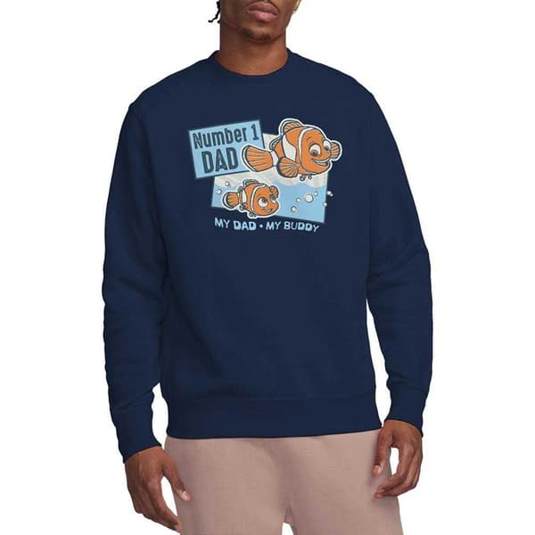 Hitta Nemo Herr Number 1 Dad Nemo & Marlin Sweatshirt M Marinblå Navy M