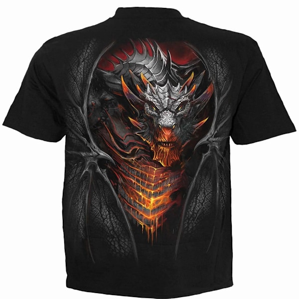 Spiral Direct Unisex Draconis T-shirt XXL Svart Black XXL