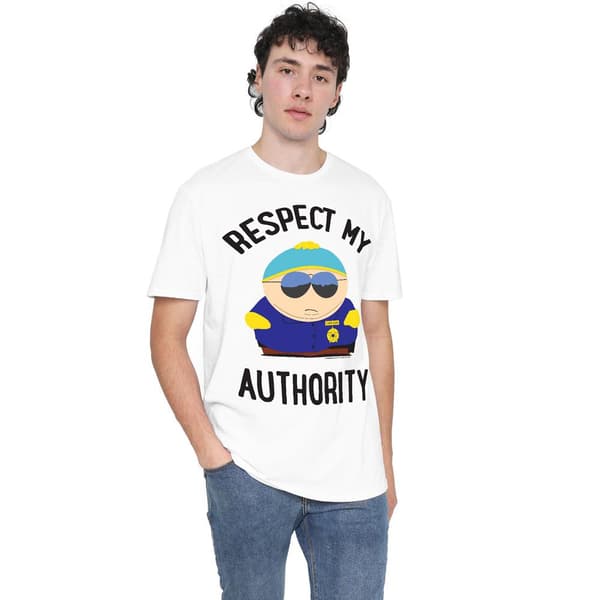 South Park Herr Respekt T-Shirt L Vit White L