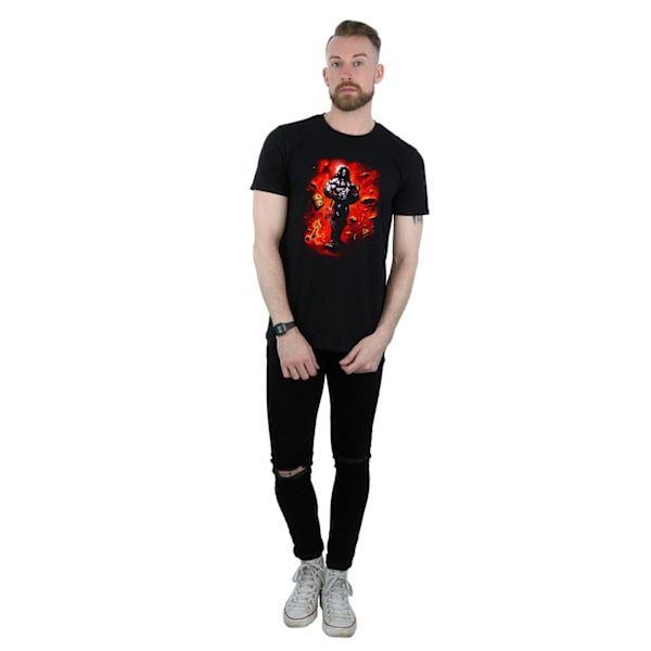DC Comics herr Lobo Cosmos T-shirt XL svart Black XL