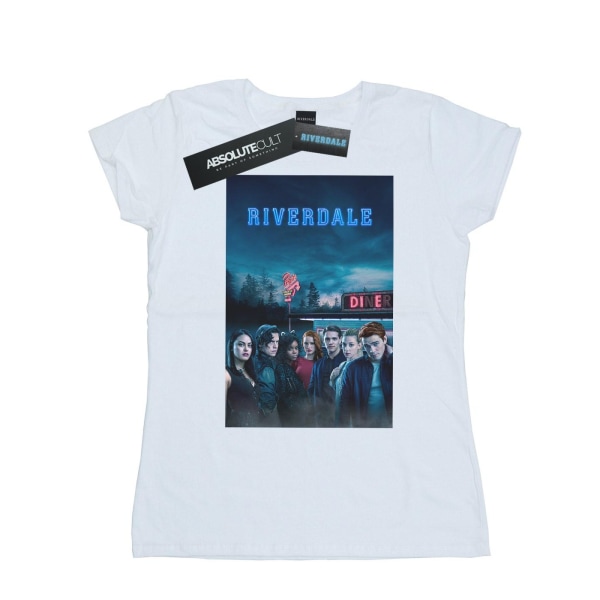 Riverdale Dam/Dam Die Diner bomull T-shirt XXL Vit White XXL