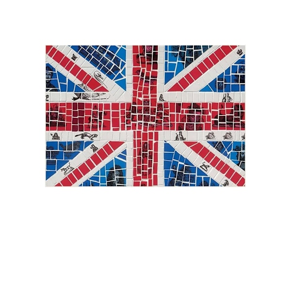 Philip Sheffield History In The Making Print 30cm x 40cm Röd/Vit Red/White/Blue 30cm x 40cm