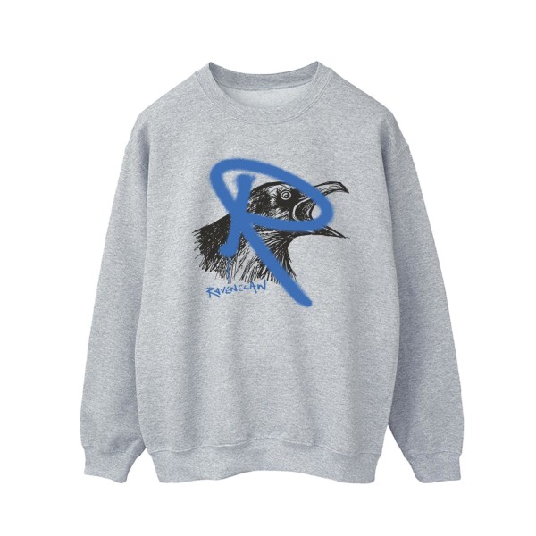 Harry Potter Herr Ravenclaw Pop Spray Sweatshirt XL Sports Grey Sports Grey XL