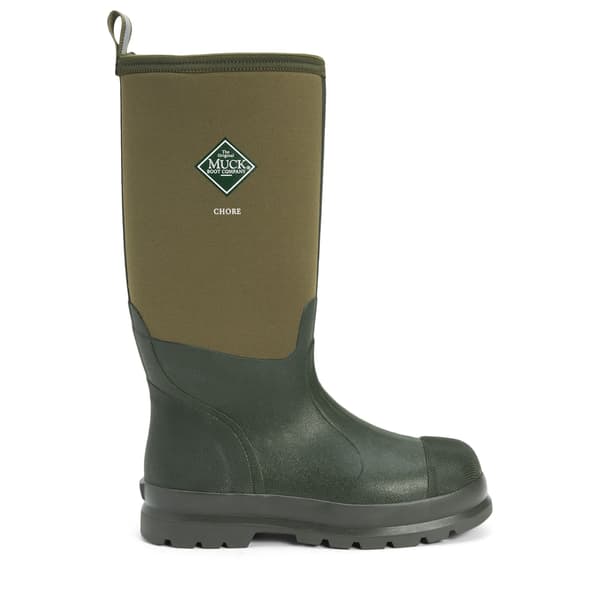 Muck Boots Unisex Chore Classic Hi Patterned Wellingtons 9 UK M Moss 9 UK