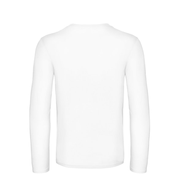 B&C Herr #E190 Enfärgad Långärmad T-shirt M Vit White M