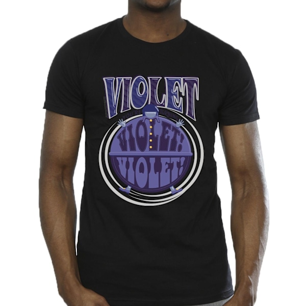 Willy Wonka Herrar Violet Turning Violet T-Shirt XXL Svart Black XXL