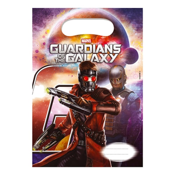 Guardians Of The Galaxy Party Bags (6-pack) En Storlek Flerfärgad Multicoloured One Size