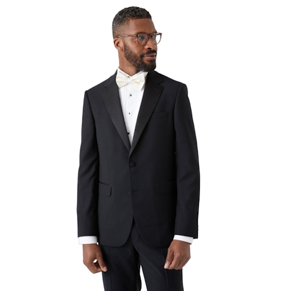 Burton Herr Skinny Tuxedo Kavaj 46R Svart Black 46R