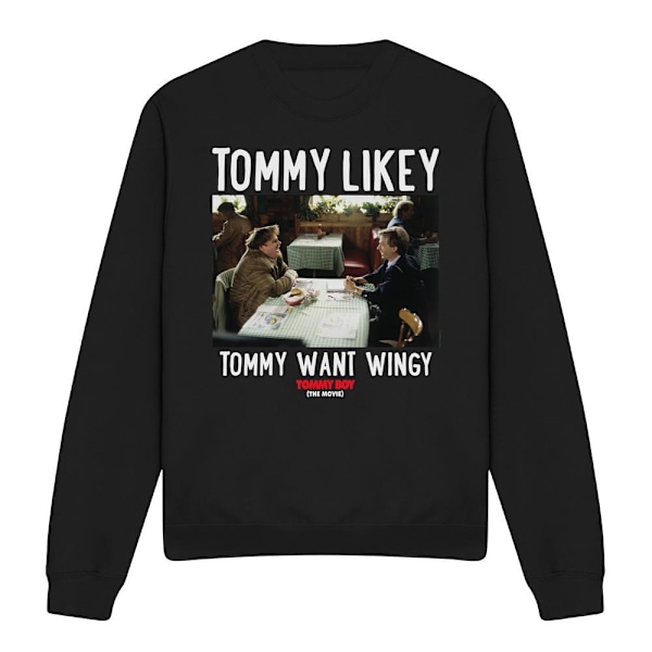Tommy Boy Unisex Vuxen Tommy Likey Sweatshirt S Svart Black S