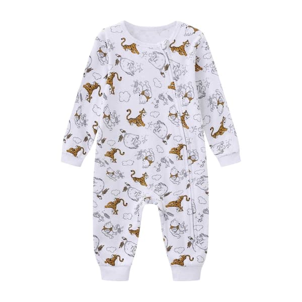 Nalle Puh Baby Bomulls Pyjamas (3-pack) 3-6 Månader Beige Beige 3-6 Months