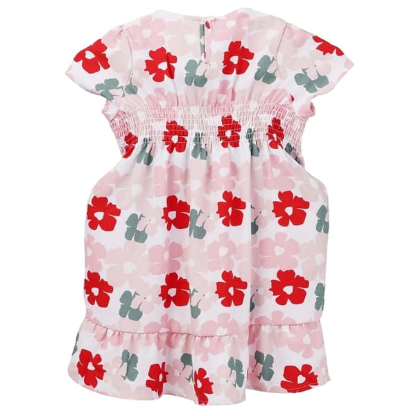 Trespass Flickklänning Ever So Floral Smock 2-3 år Röd Red 2-3 Years