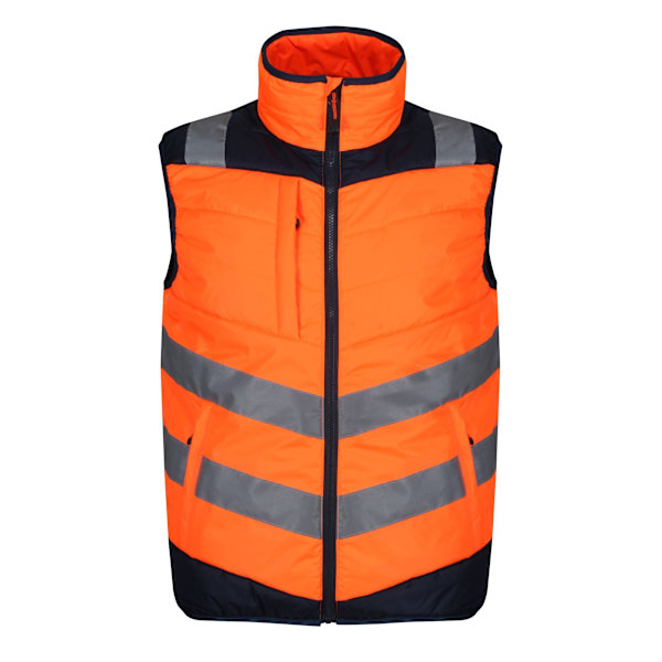 Regatta Professional Baffled Varselväst för Män S Orange Orange/Navy S