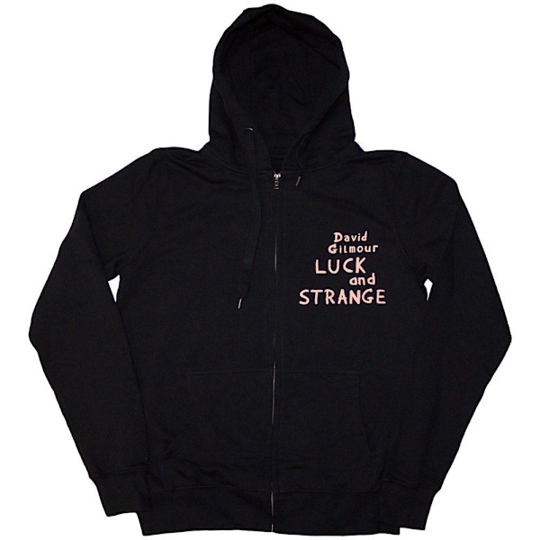 David Gilmour Unisex Vuxen Luck & Strange London Ryggtryck Ful Black XL
