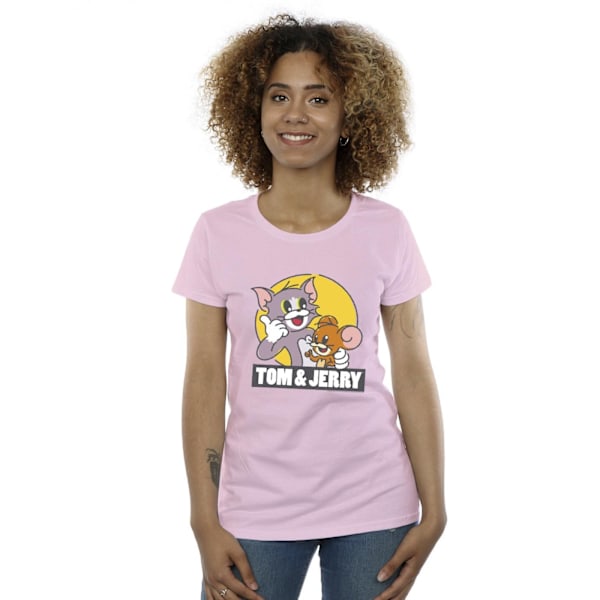 Tom And Jerry Dam/Dam Sketch Logo Bomull T-shirt S Baby P Baby Pink S