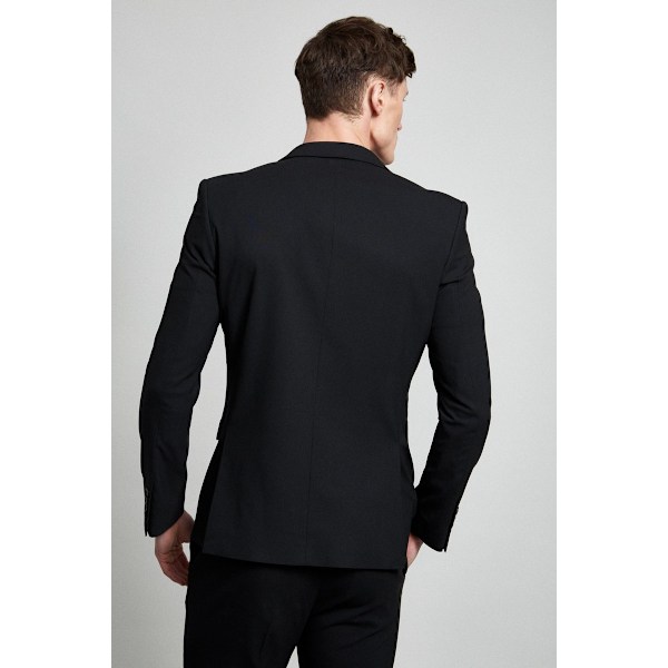 Burton Herr Essential Enkelknäppt Smal Kostymjacka 44R Svart Black 44R
