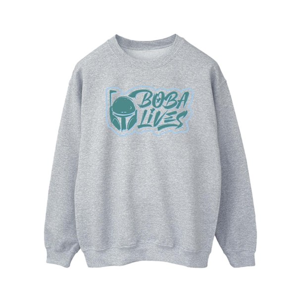 Star Wars The Book Of Boba Fett Lives Brösttröja XL Sports Grey XL