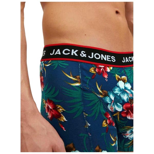Jack And Jones Badbyxor för män med blommönster (3-pack) XXL Mult Multicoloured XXL