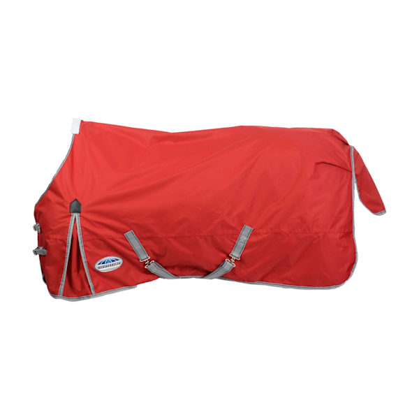 Weatherbeeta Comfitec Lite Classic Standard Neck Turnout Rug 4 Red/Silver/Navy 4 ft