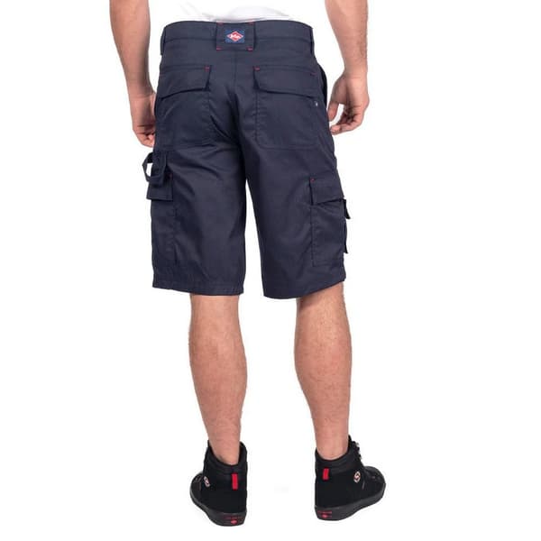 Lee Cooper Klassiska Cargo Shorts för Män 34R Marinblå Navy Blue 34R
