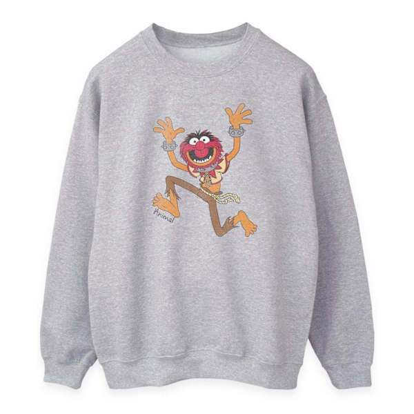 The Muppets Dam/Damer Animal Sweatshirt L Heather Grey Heather Grey L