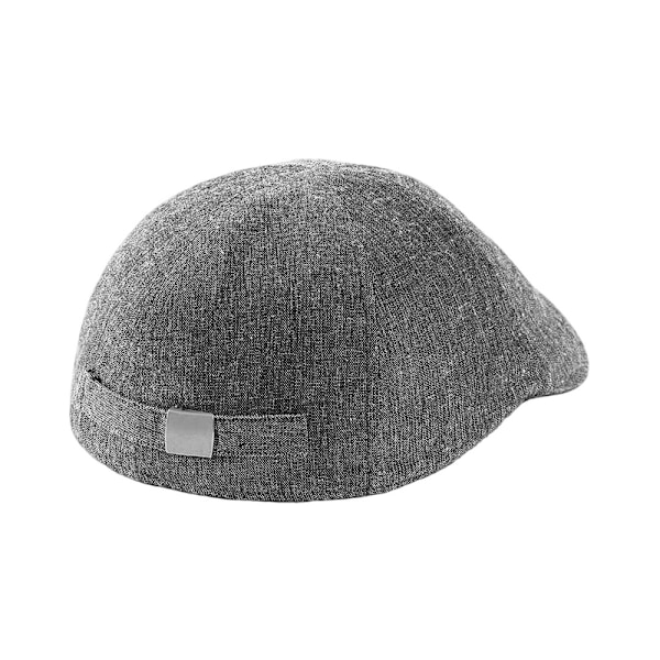Beechfield Linne Sommar Newsboy Cap En Storlek Grå Grey One Size