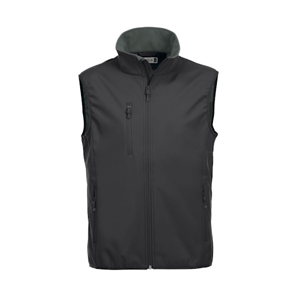 Clique Herr Basic Softshell Gilet XS Svart Black XS