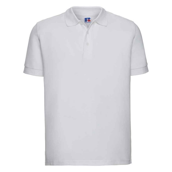 Russell Herr Ultimate Cotton Pique Poloshirt XL Vit White XL