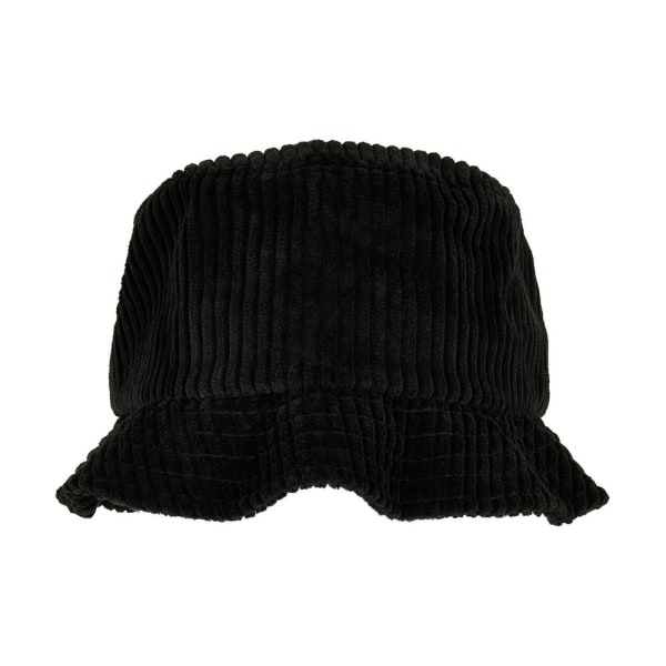 Flexfit Unisex Vuxen Corduroy Bucket Hat One Size Svart Black One Size