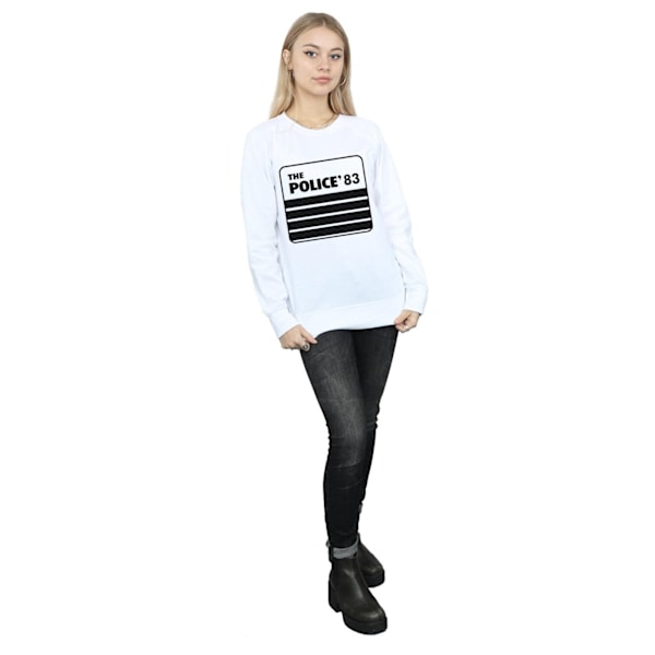 The Police Womens/Ladies 83 Tour Sweatshirt M Vit White M