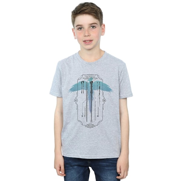 Harry Potter Boys Garrick Ollivander The Wand T-Shirt 7-8 år Sports Grey 7-8 Years