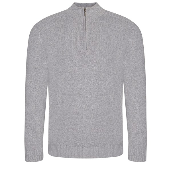 Ecologie Mens Wakhan Zip Neck Sweater L Heather Heather L