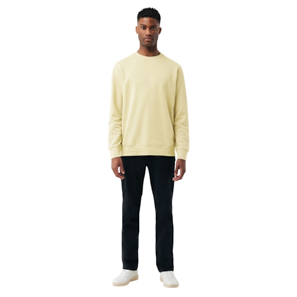 Iqoniq Unisex Vuxen Etosha Återvunnen Bomull Lätt Sweatshirt Cream Yellow XS