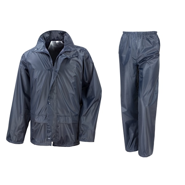 Result Herr Core Regnställ (Byxor Och Jacka Set) M Marinblå Navy Blue M